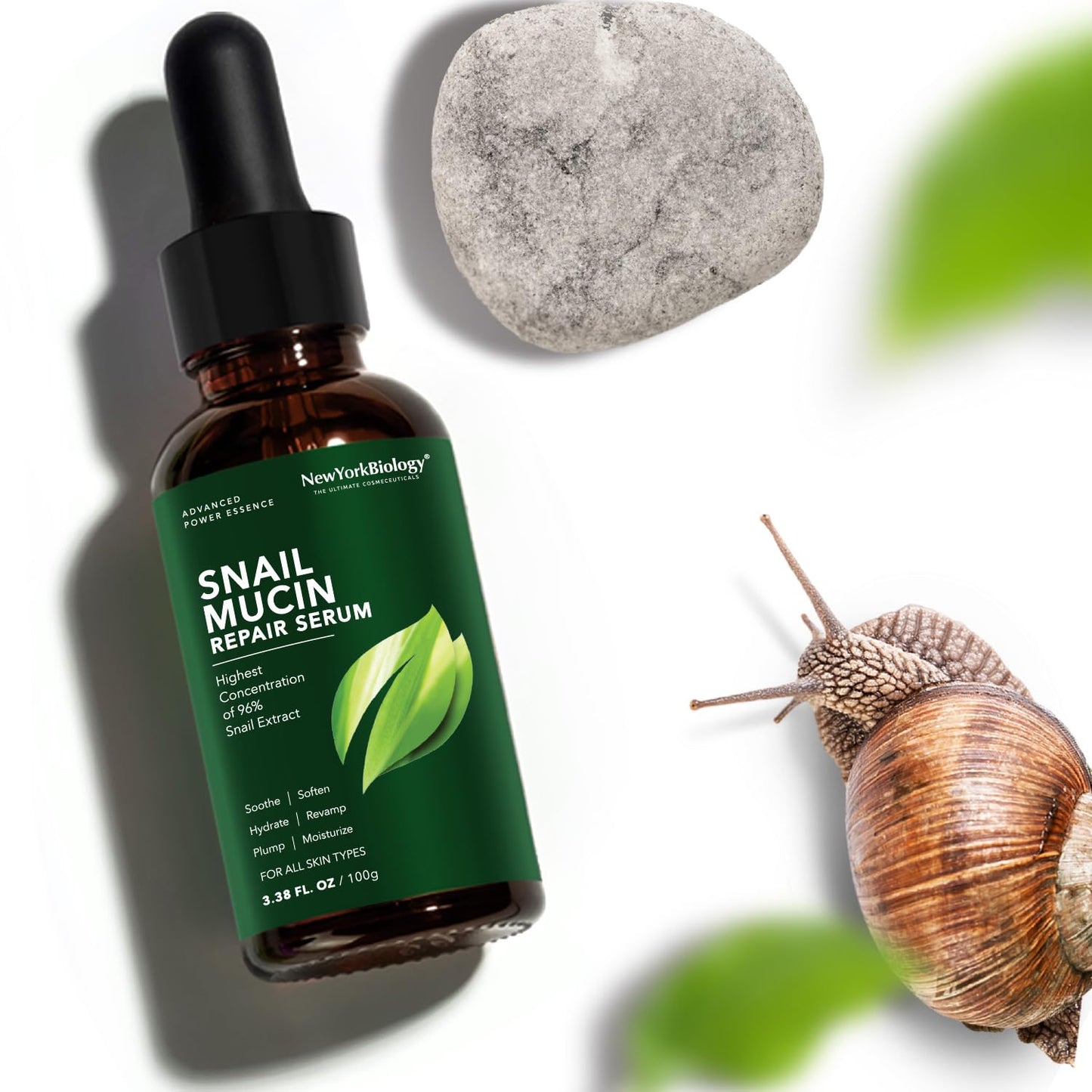 96% Snail Mucin Facial Serum – Moisture & Wrinkle Repair