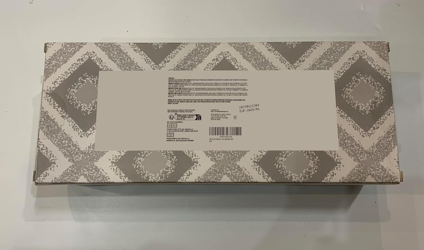 Smoothing Bath Salts Gift Set – 3 Scents (Lavender, Vanilla & Coconut) 3.17 lbs  