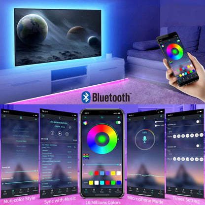 RGB 5050 – Bluetooth LED Dream Lighting for Any Space