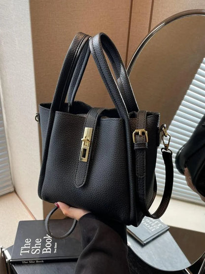 👜 Women’s Faux Leather Bucket Bag – The Everyday Essential