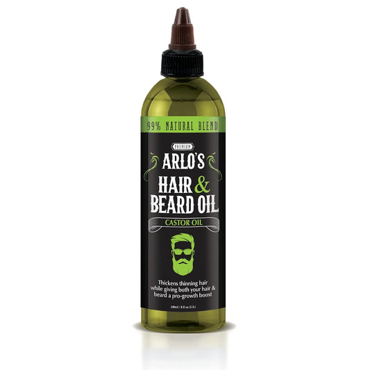 Pro-Growth Hair & Beard Oil – 99% Natural Castor Blend (8 oz)