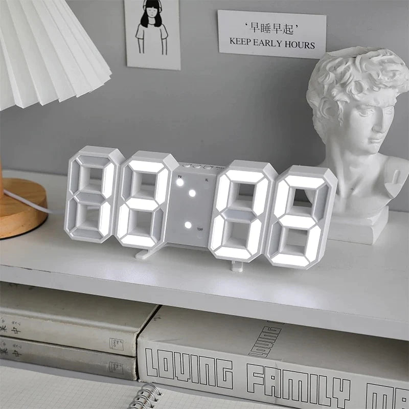 Nordic Glow Digital Clock – Minimal Design, Maximum Clarity