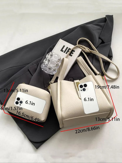 👜 Women’s Faux Leather Bucket Bag – The Everyday Essential