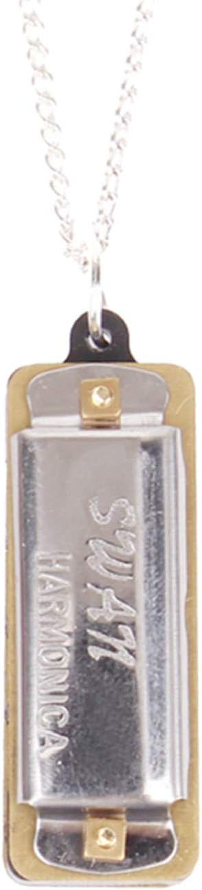Melody of Silver – Mini Harmonica Necklace