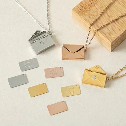 💌 Envelope Necklace Gift – “Message from the Heart” Edition