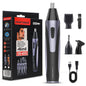 4-in-1 Rechargeable Nose, Beard & Eyebrow Trimmer – Precision Grooming Kit (Waterproof)