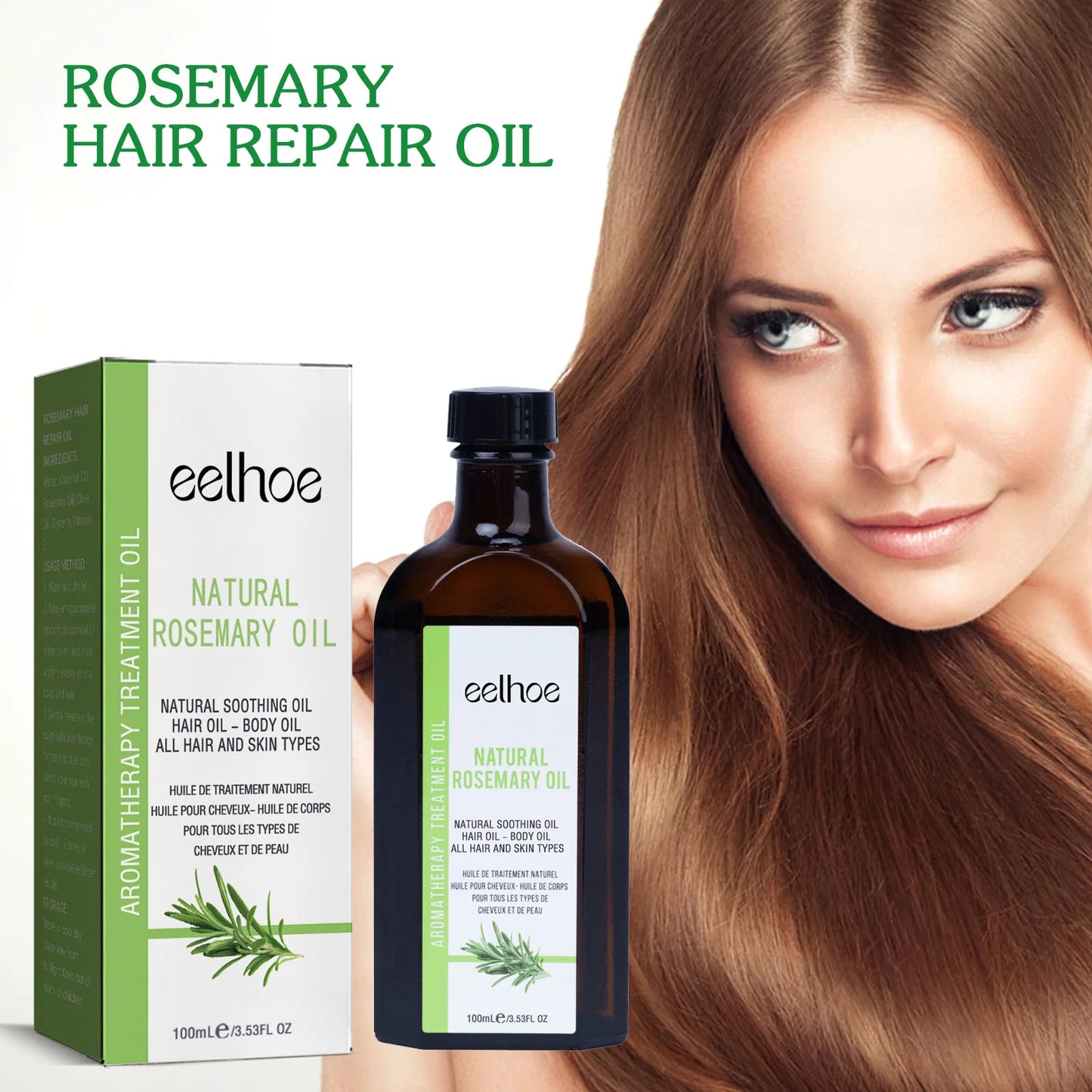Smooth Hair Nourishing Oil Long-Lasting Hydration Damage Repair Heat Protection Fragrant Hair Treatment Oil