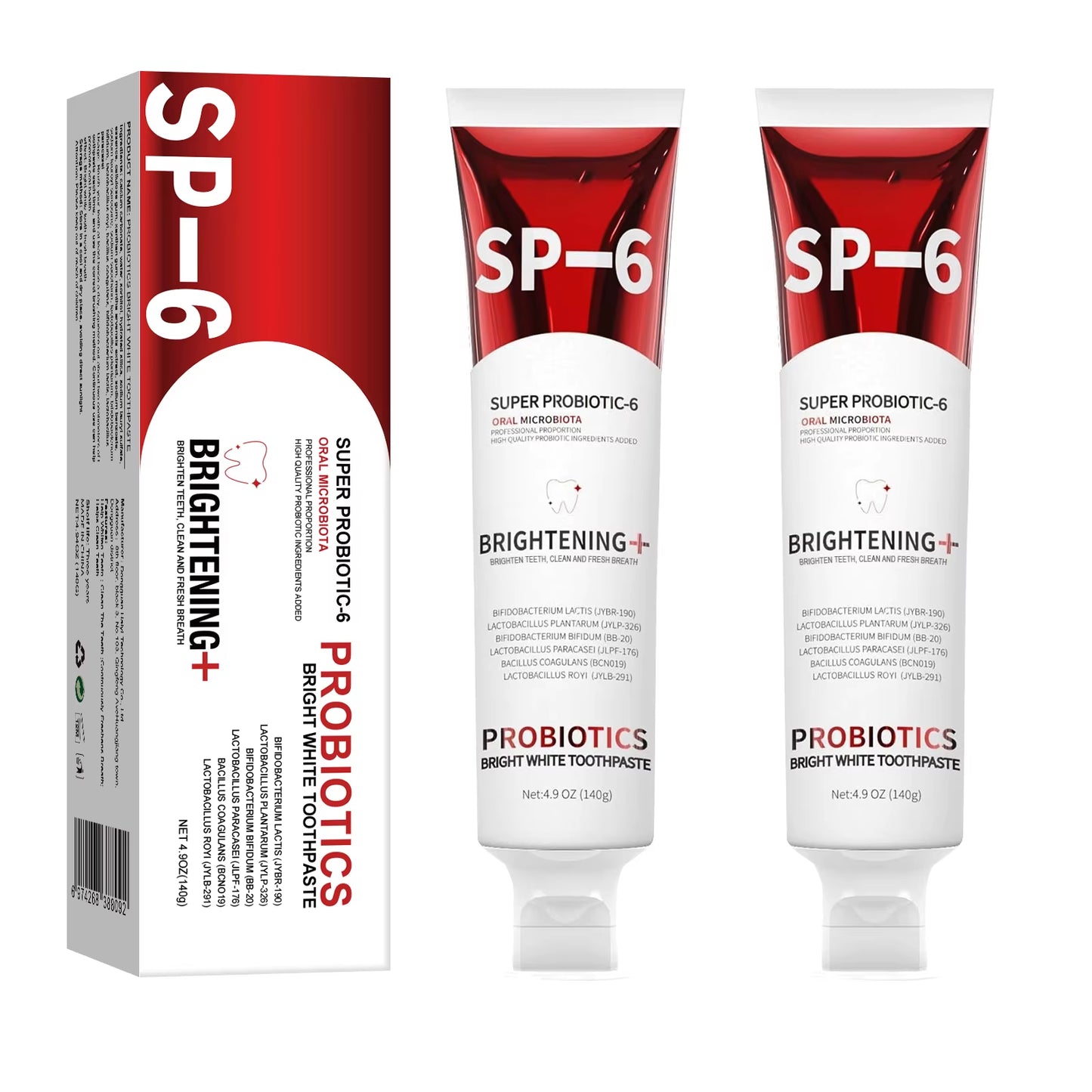 SP-6 Probiotic Whitening Toothpaste – Fresh Breath & Oral Balance