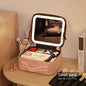 Illuminated Makeup Case – Reflective LED Beauty Organizer for Luxe Glamour 