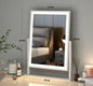 Compact Room Vanity Mirror with Light for Home Use