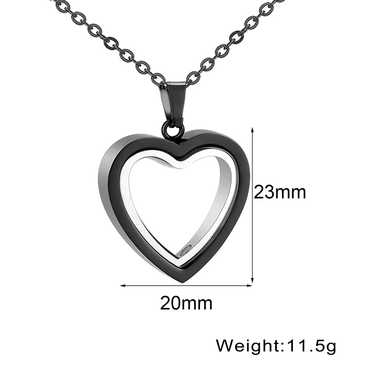 🫶🏾 Glass Heart Cremation Necklace – Eternal Memory Keepsake