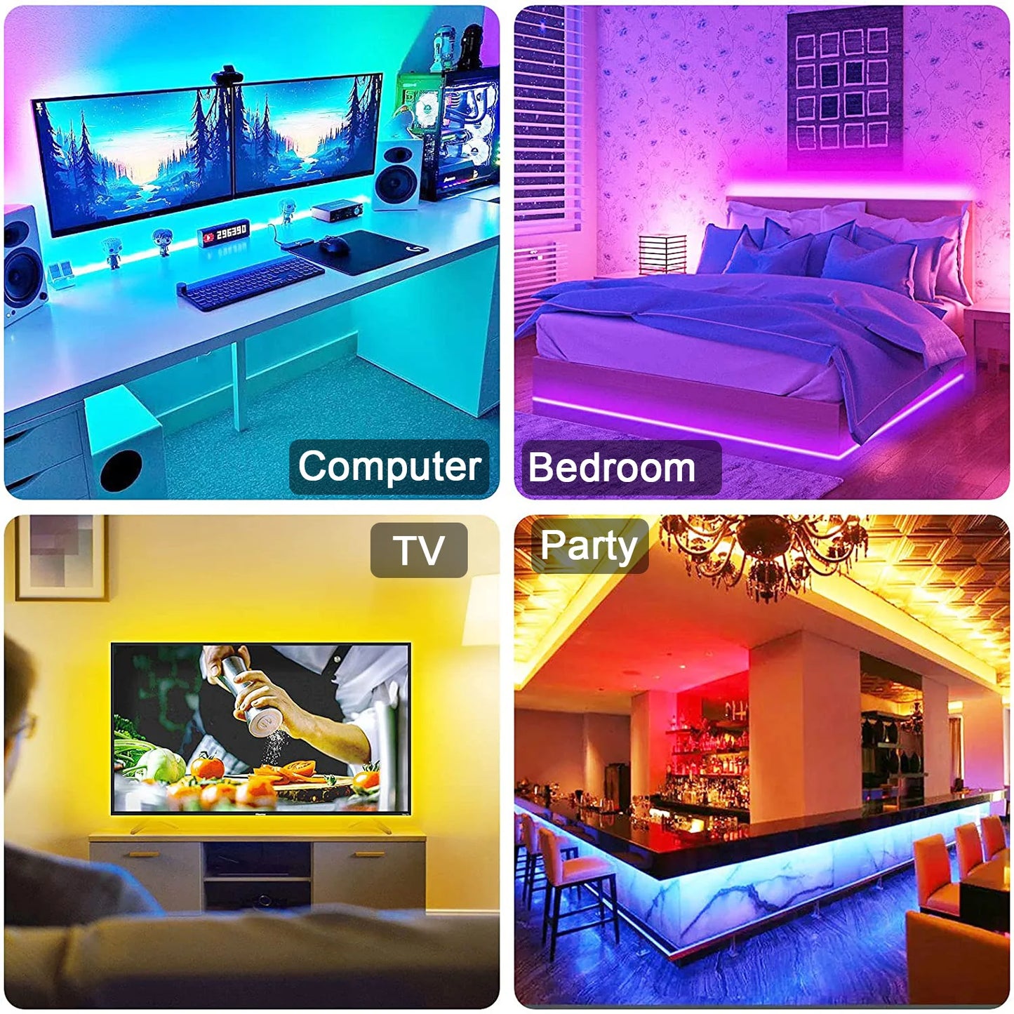 RGB 5050 – Bluetooth LED Dream Lighting for Any Space