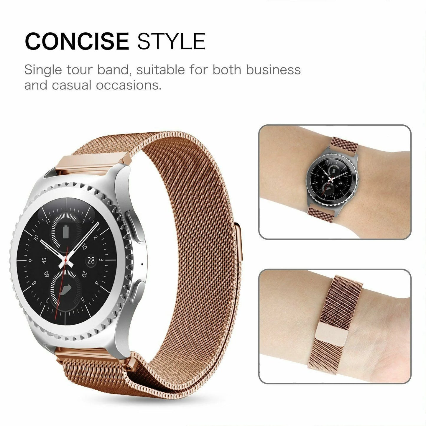 ⌚ Premium Stainless Steel Band for Samsung Galaxy Watch (42/46mm)