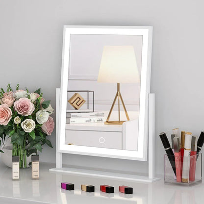 Compact Room Vanity Mirror with Light for Home Use
