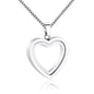 🫶🏾 Glass Heart Cremation Necklace – Eternal Memory Keepsake