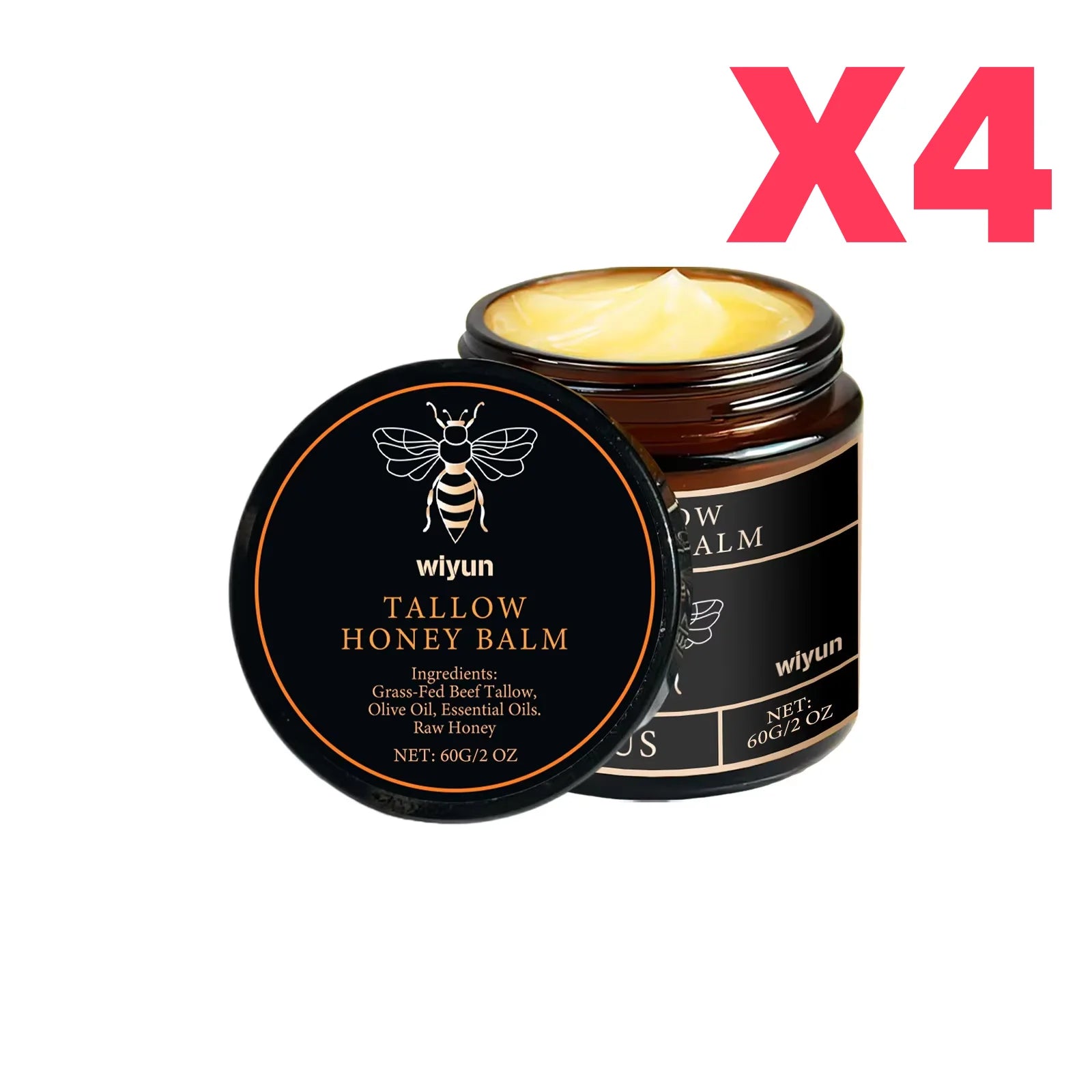 Beef Tallow Brightening Lotion – Firm, Hydrate & Renew Skin