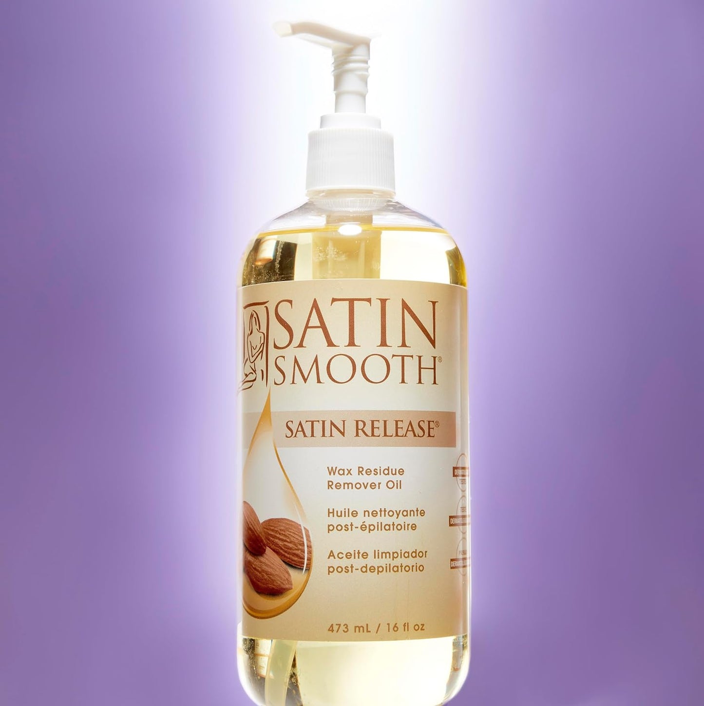 Satin Smooth Wax Residue Remover Oil – 16oz