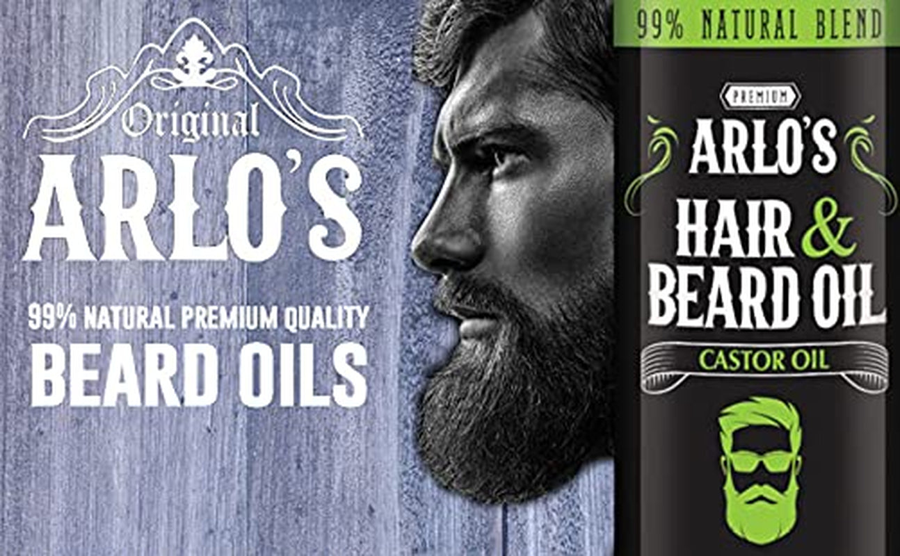 Pro-Growth Hair & Beard Oil – 99% Natural Castor Blend (8 oz)